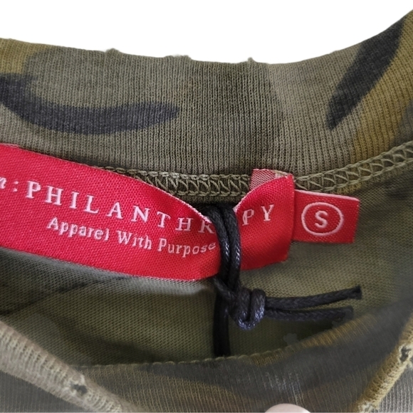 n:PHILANTHROPY Flamingo Cutout Camouflage Top - Picture 11 of 15